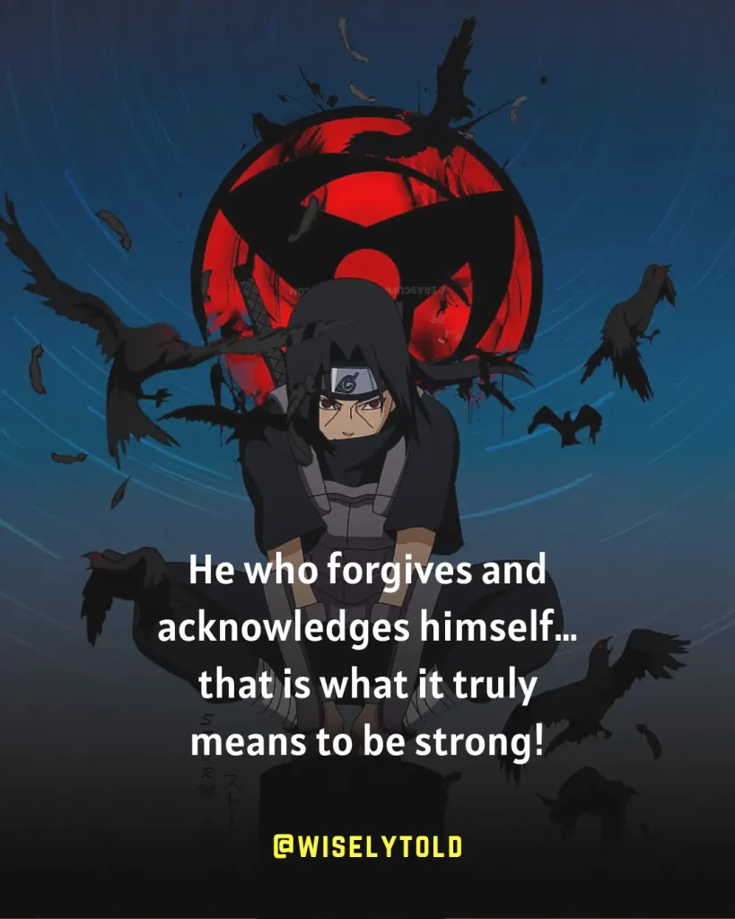 21+ Best Itachi Uchiha Quotes | Anime Quotes - Wisely Told